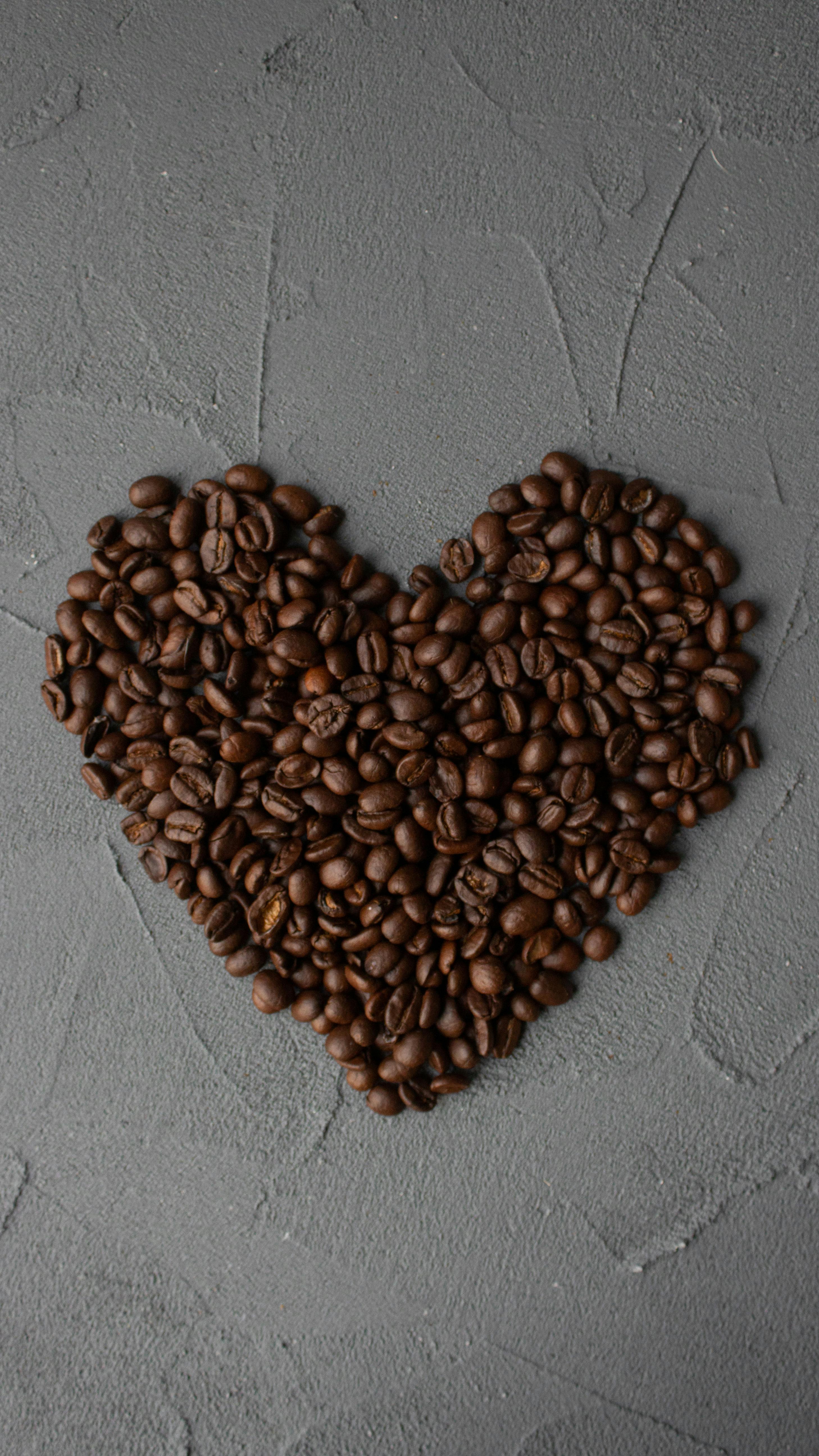Heart Shaped Coffee Beans